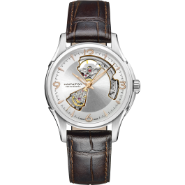 Jazzmaster Automatic Watch Open Heart - Silver Dial - H32565555