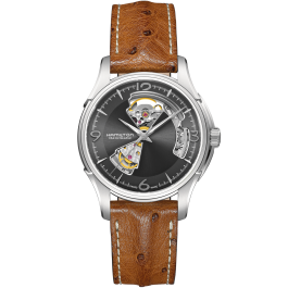 Jazzmaster Automatic Watch Open Heart - Grey Dial - H32565585 