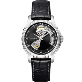 Jazzmaster Automatic Watch Open Heart - Black Dial - H32565735