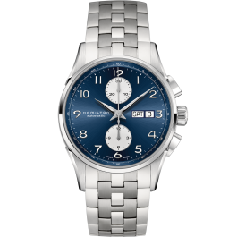 Jazzmaster Maestro Auto Chrono - Dial color:Blue - Hamilton Watch