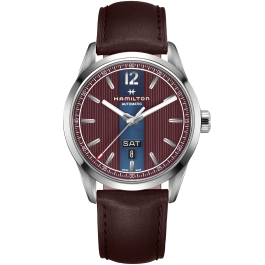 Broadway Day Date Auto Dial color Aubergine H43515875 Hamilton Watch