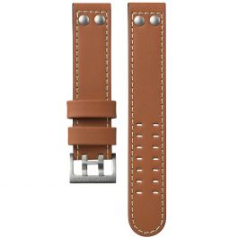 Khaki Aviation BROWN STRAP 22mm XL - Strap color:Brown - H6007762031 ...