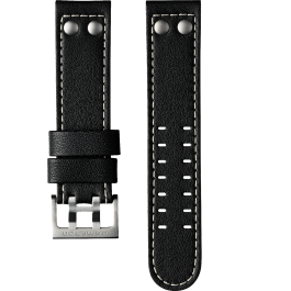 22mm black outlet watch strap