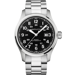 Khaki Field Automatic Watch - Black Dial - H70625133 | Hamilton Watch