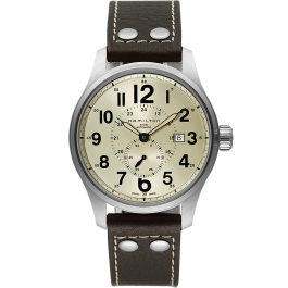 Khaki Field Officer Auto - Dial color:Beige - H70655723 | Hamilton Watch