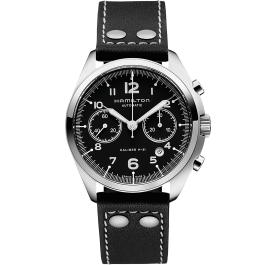 Khaki Aviation Khaki Pilot Pioneer Auto Chrono - Dial color:Black ...