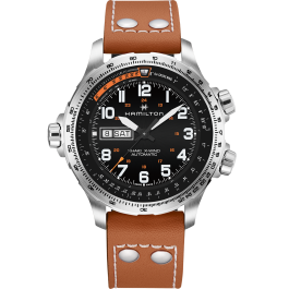 Khaki Aviation X-Wind Day Date Auto | H77755533