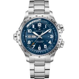 hamilton watch blue face