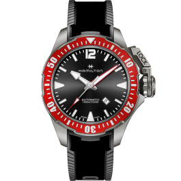 Khaki Navy Frogman Titanium Auto | H77805335