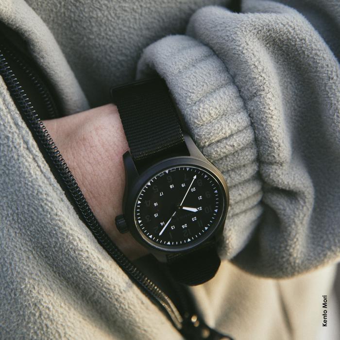 Khaki Field Auto - Black dial - Black Nato strap | Hamilton Watch