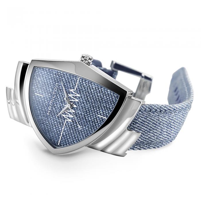 Ventura Quartz Watch - Blue Dial - H24411941 | Hamilton Watch