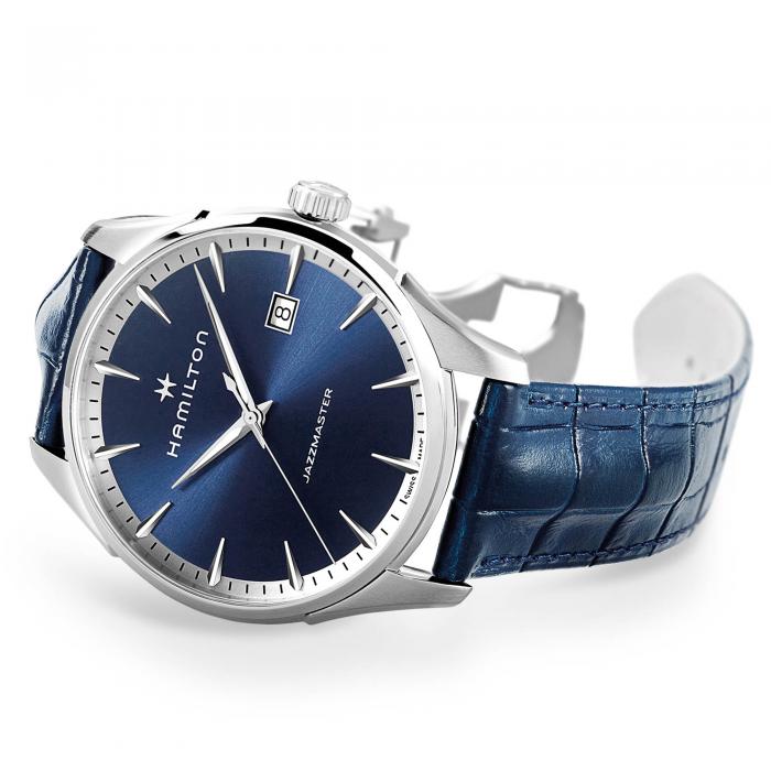 Jazzmaster Quartz Watch Gent - Blue Dial - H32451641 | Hamilton Watch