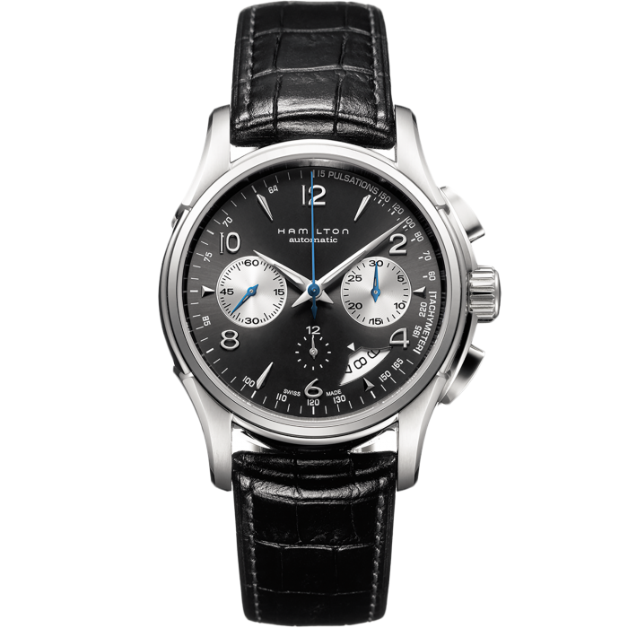 Jazzmaster Chronometer Watch Auto Chrono - Black Dial - H32656785 ...