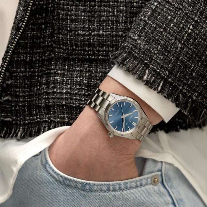ハミルトン 自動巻き レディース腕時計 ベルト社外品