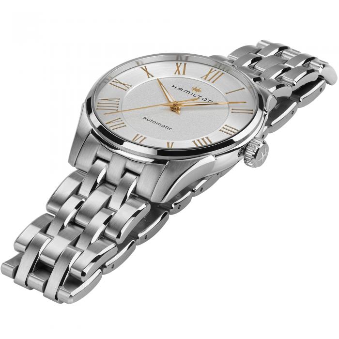 Jazzmaster Auto - Dial color:Silver - H42535150 | Hamilton Watch