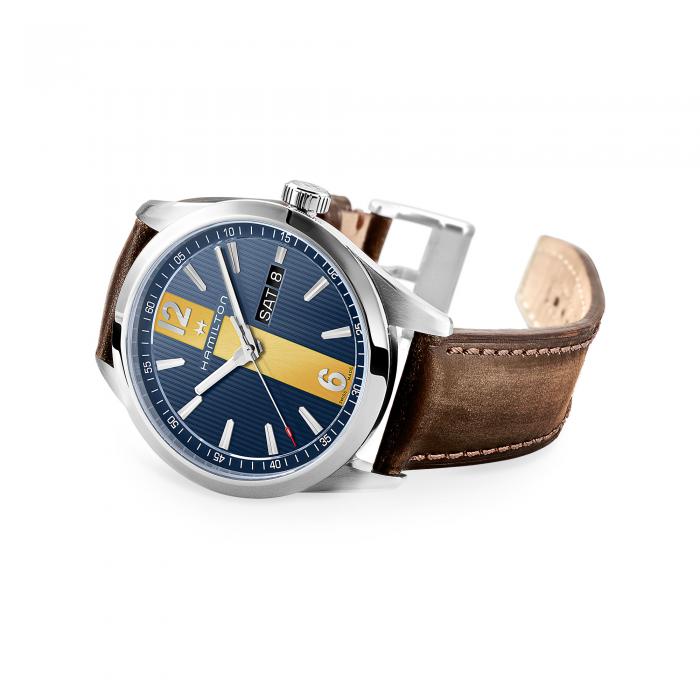 Broadway Quartz Watch Day Date - Blue Dial - H43311541 | Hamilton