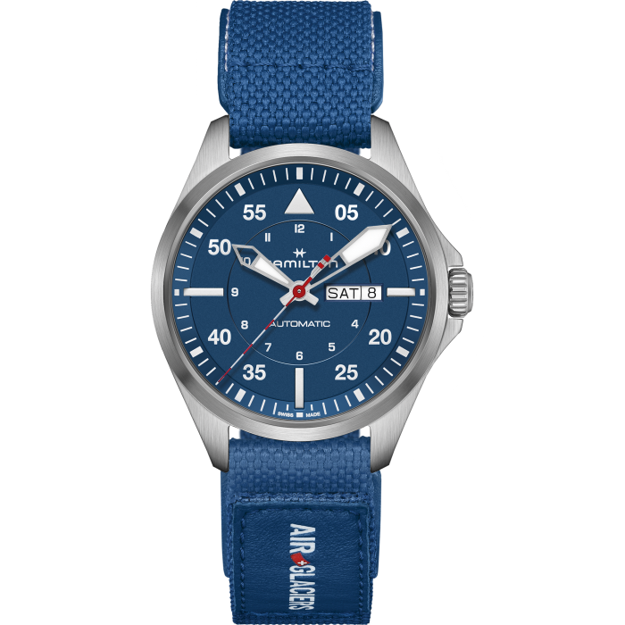 カーキ アビエーション Pilot Day Date Auto - Air-Glaciers Edition | Hamilton Watch -  H64655941 | Hamilton Watch