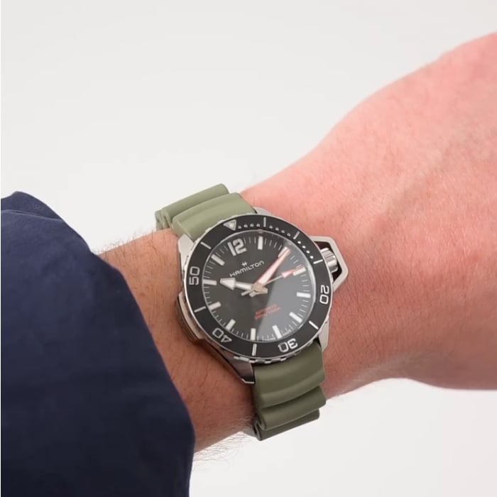 Khaki Navy Frogman Auto | Hamilton Watch - H77455330 | Hamilton Watch