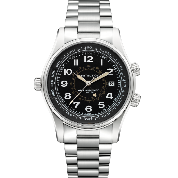 Khaki Navy Automatic Watch - Black Dial - H77505133 | Hamilton Watch