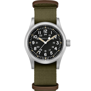 Khaki Field Mechanical Watch - Green Dial - H69419363 | Hamilton Watch