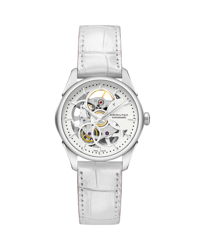 ジャズマスター Viewmatic Skeleton Lady Auto - ダイヤルカラー:マザーオブパール - H32405871 |  Hamilton Watch