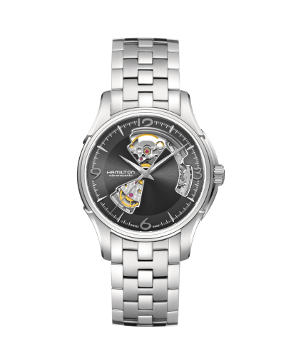 Jazzmaster Open Heart Auto - Dial color:Grey - H32705181 | Hamilton Watch