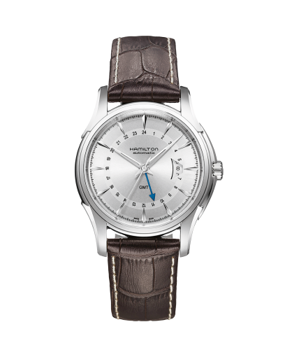 Jazzmaster Traveler GMT Auto - Couleur du cadran:Argenté - H32625555 | Hamilton  Watch