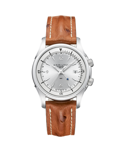 ジャズマスター Traveler GMT Auto - ダイヤルカラー:シルバー - H32585551 | Hamilton Watch