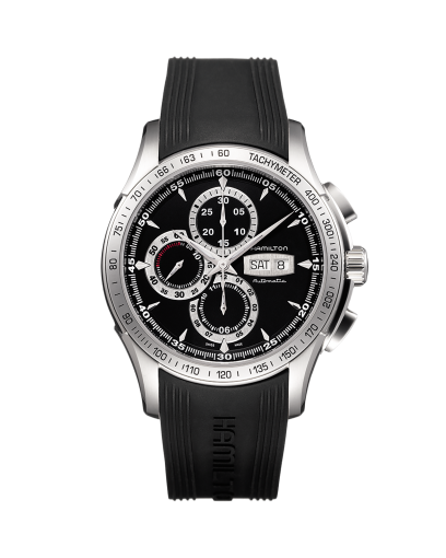 Jazzmaster Lord Hamilton Auto Chrono - Dial color:Black - H32816531 ...