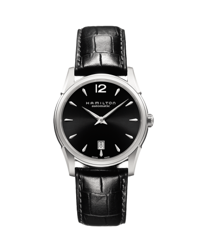 Jazzmaster Slim Auto - Dial color:Black - H38615735 | Hamilton Watch