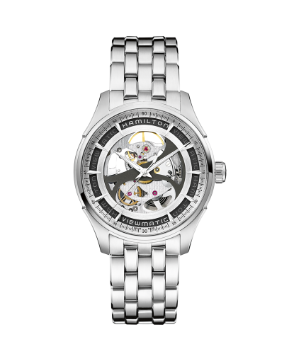 ジャズマスター Viewmatic Skeleton Gent Auto - ダイヤルカラー:シルバー - H42555751 | Hamilton  Watch