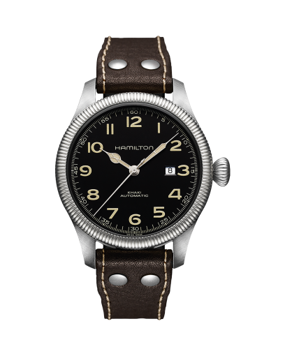 Khaki Field Officer Auto - Dial color:Black - H70615733 | Hamilton Watch