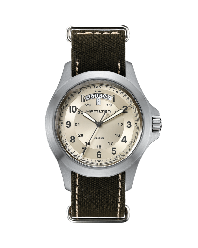 Khaki Field King Quartz - Dial color:Black - H64451133 | Hamilton Watch