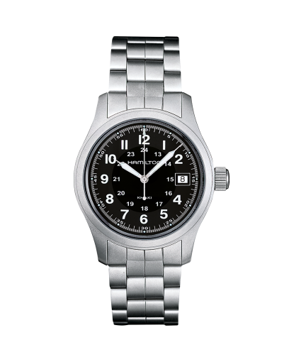 Khaki Field Quartz - Dial color:Black - H68401735 | Hamilton Watch