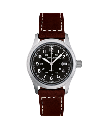 Khaki Field King Quartz - Dial color:Black - H64451533 | Hamilton Watch