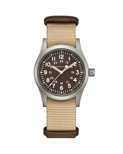 Khaki Field Mechanical - Dial color:Green - H69439363 | Hamilton Watch