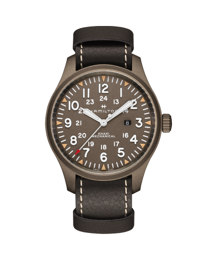 Khaki Field Mechanical Dial color Brown H69429901 Hamilton Watch