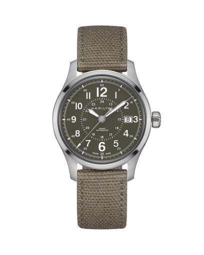 Khaki Field Quartz Dial color Green H68201963 Hamilton Watch