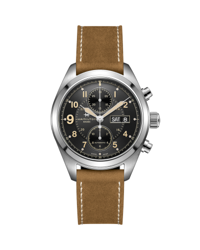 Khaki Field Auto Chrono - Dial color:Black - H71626735 | Hamilton Watch