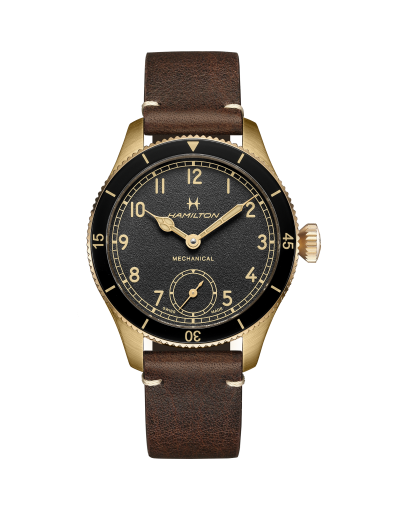 Khaki Aviation Pilot Pioneer - Dial color:Black - H76205530 | Hamilton Watch