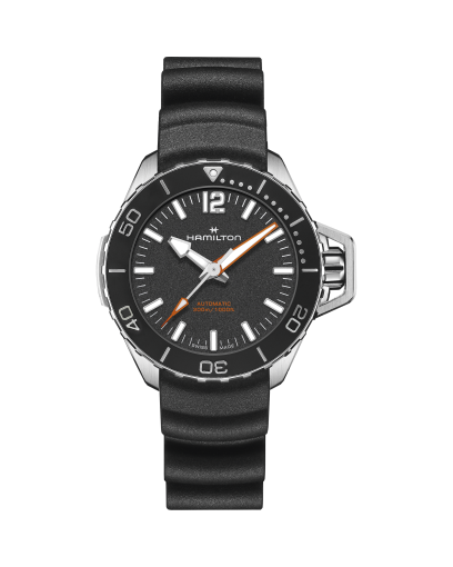 Khaki Navy Frogman Auto - Dial color:Black - H77845330 | Hamilton Watch