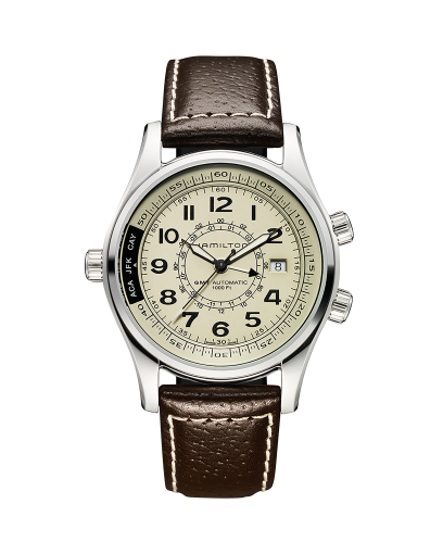 Khaki Navy Khaki UTC Auto - Dial color:Black - H77505433 | Hamilton Watch