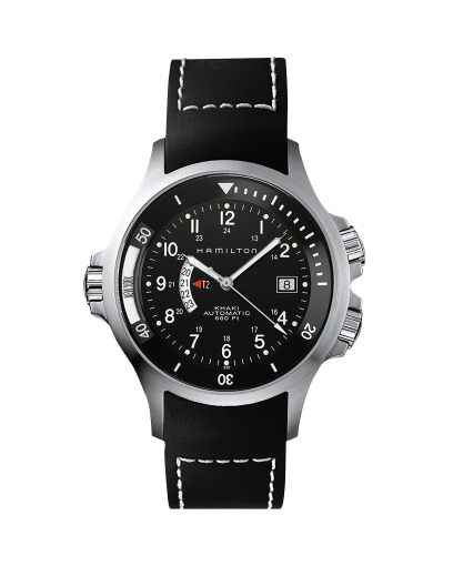 Khaki Navy Khaki UTC Auto - Dial color:Black - H77505433 | Hamilton Watch