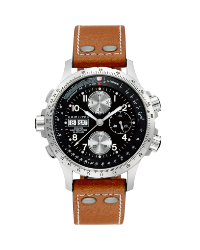 カーキ アビエーション Khaki Pilot Pioneer Auto Chrono - ダイヤルカラー:ベージュ - H76416755 |  Hamilton Watch