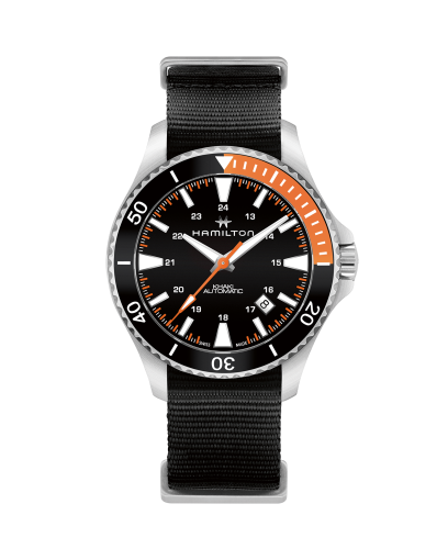 カーキ ネイビー GMT Auto - ダイヤルカラー:ブラック - H77615333 | Hamilton Watch