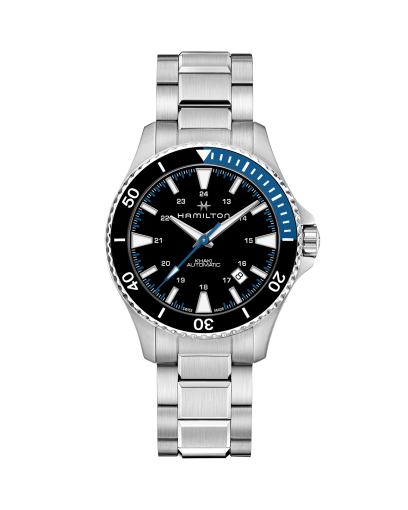 カーキ ネイビー Scuba Auto - ダイヤルカラー:ブラック - H82335131 | Hamilton Watch