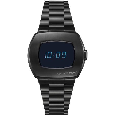 Hamilton American Classic Psr Digital Quartz In Black