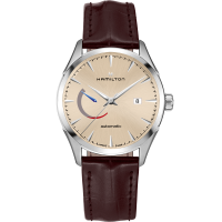 Jazzmaster Power Reserve Auto - Dial color:Beige - H32635122 | Hamilton  Watch