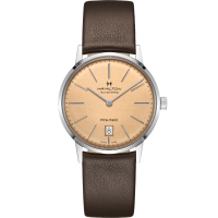 American Classic Intra-Matic Auto - Dial color:Brown - H38465501 | Hamilton  Watch