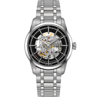 American Classic RailRoad Skeleton Auto - Dial color:Silver - H40655751 |  Hamilton Watch